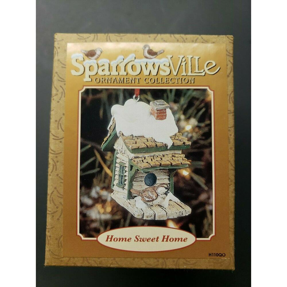Lowell Davis Sparrowsville Christmas Ornament Ertl NIB Home Sweet Home‎ U10